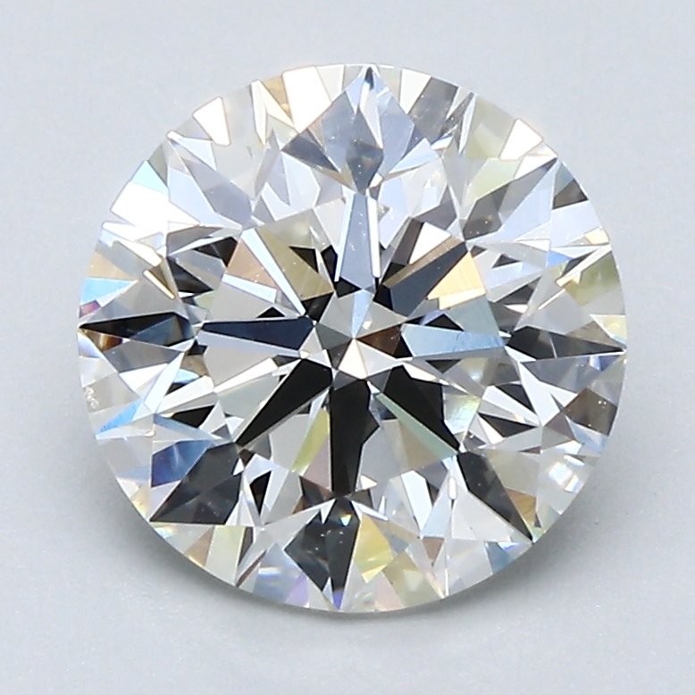 2.5 Carat Round Cut Natural Diamond