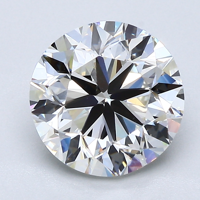 2.5 Carat Round Cut Natural Diamond