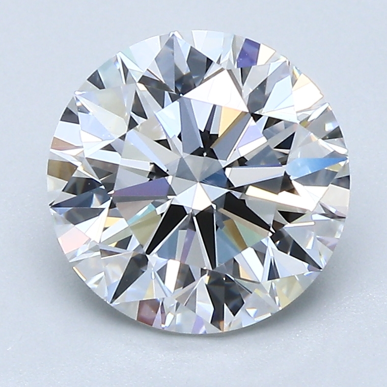 2.5 Carat Round Cut Natural Diamond