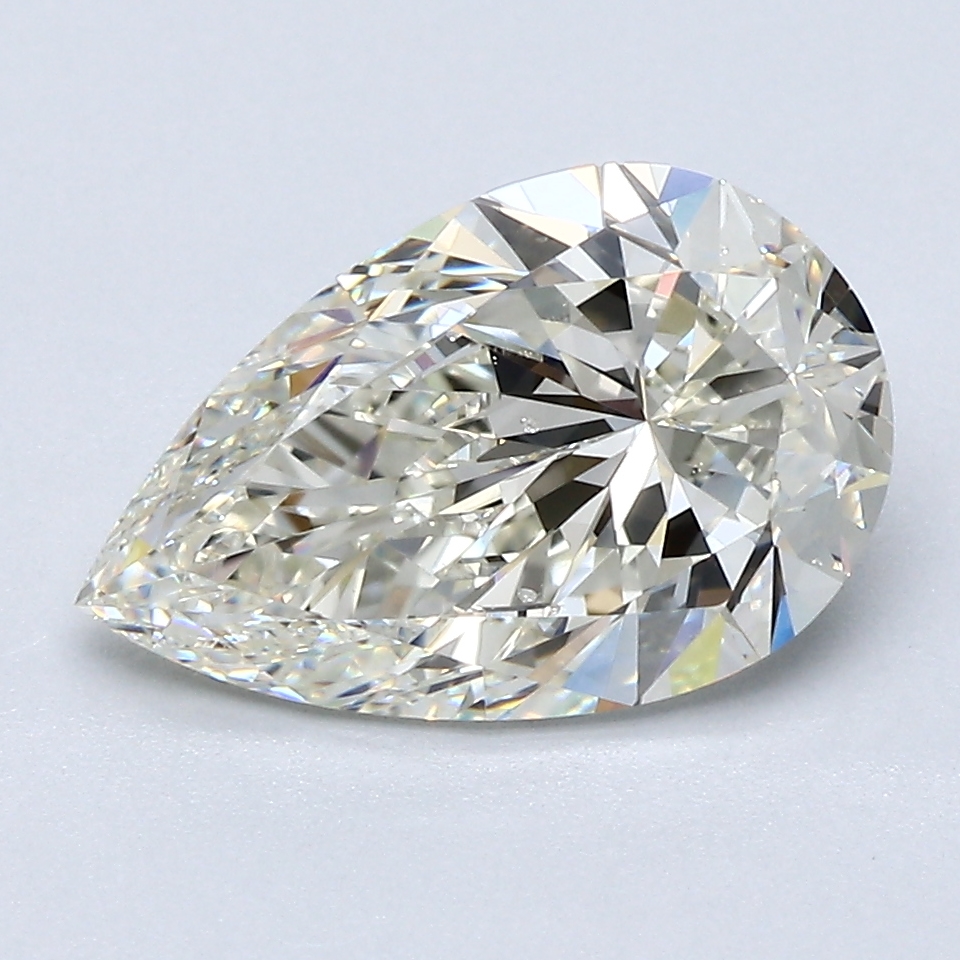 2.51 Carat Pear Cut Natural Diamond