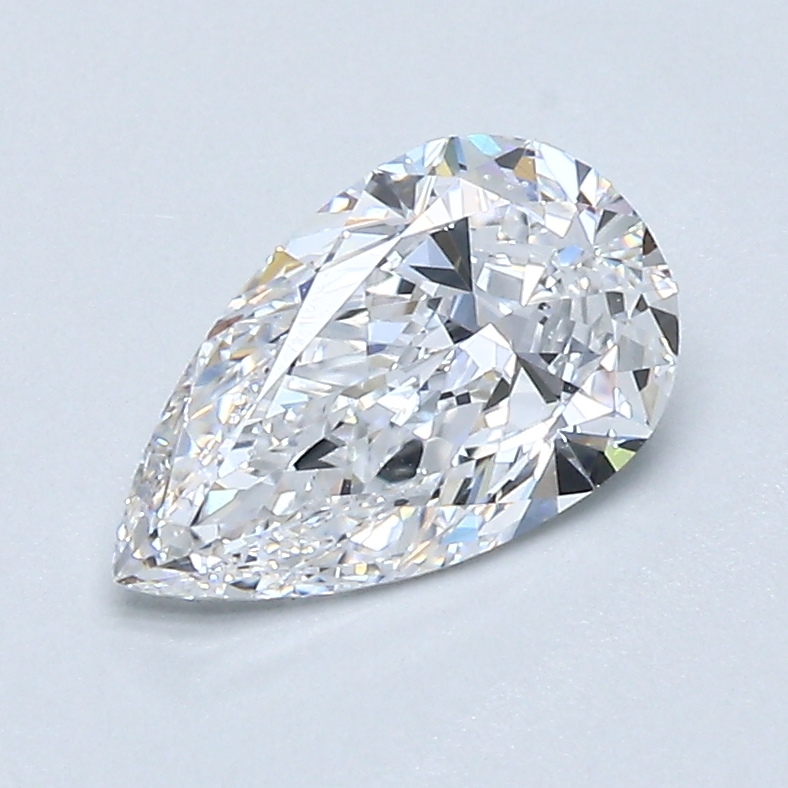 1 Carat Pear Cut Natural Diamond