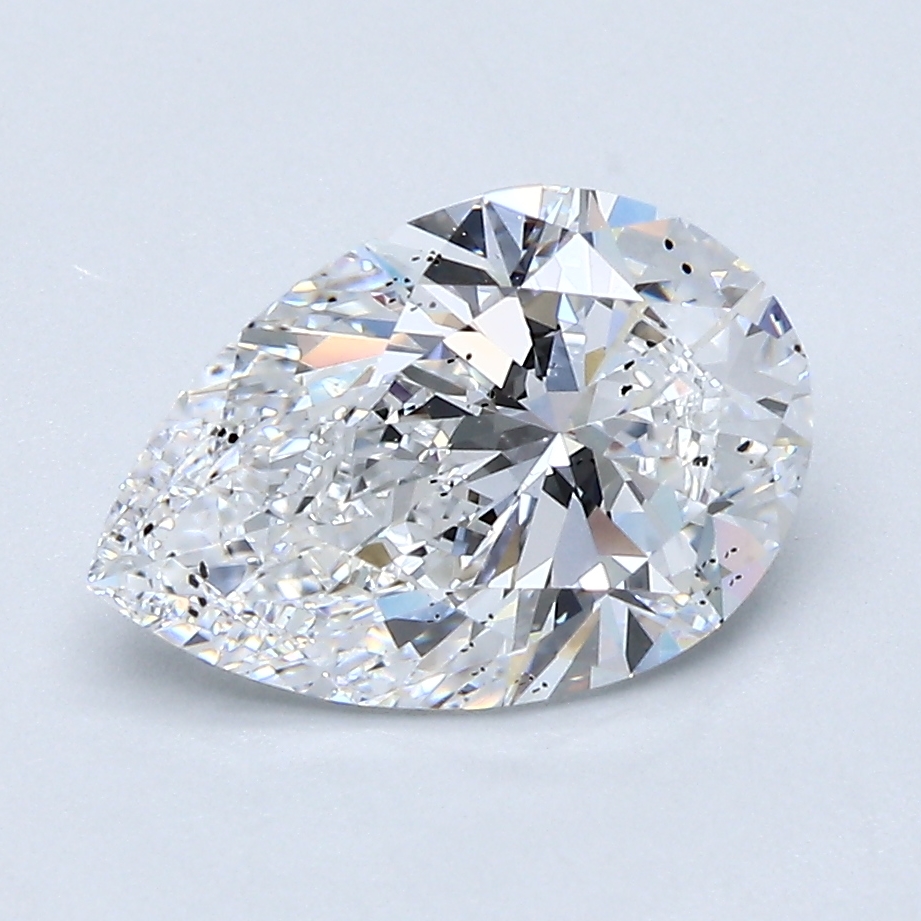 2 Carat Pear Cut Natural Diamond