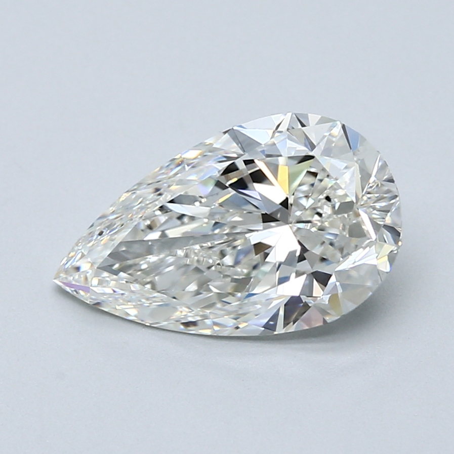 2.5 Carat Pear Cut Natural Diamond