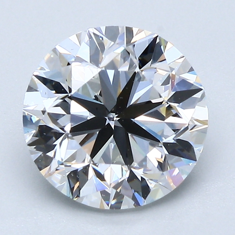 2.5 Carat Round Cut Natural Diamond