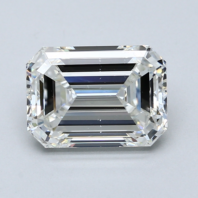 3.04 Carat Emerald Cut Natural Diamond