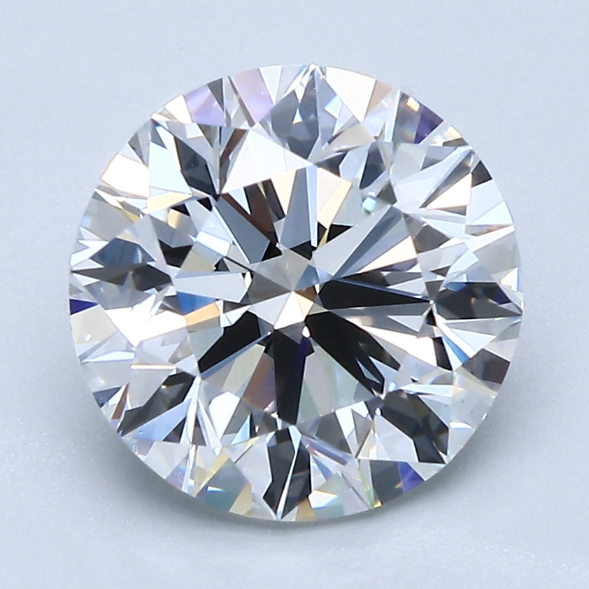 3.01 Carat Round Cut Natural Diamond