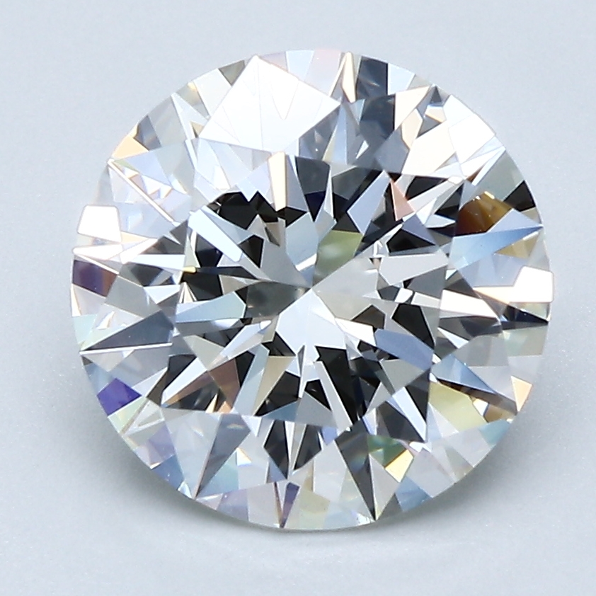 3.02 Carat Round Cut Natural Diamond