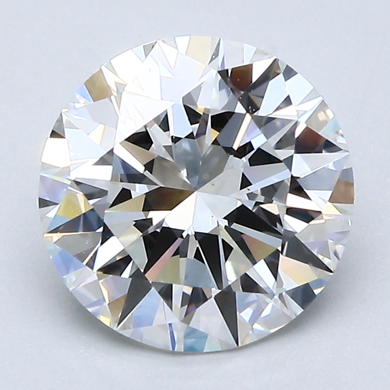 2.52 Carat Round Cut Natural Diamond