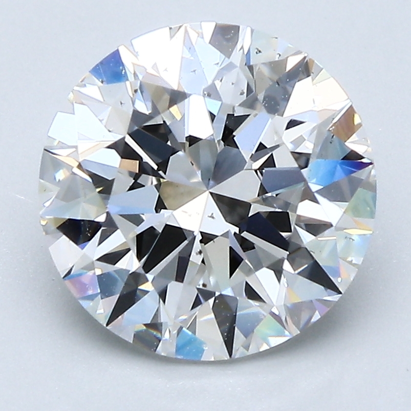 3.04 Carat Round Cut Natural Diamond