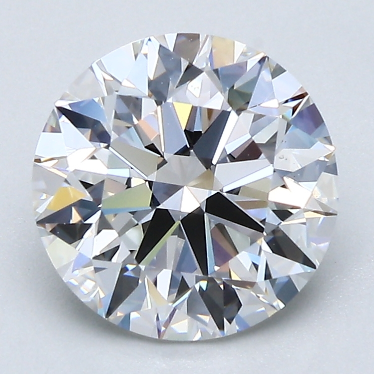2.52 Carat Round Cut Natural Diamond