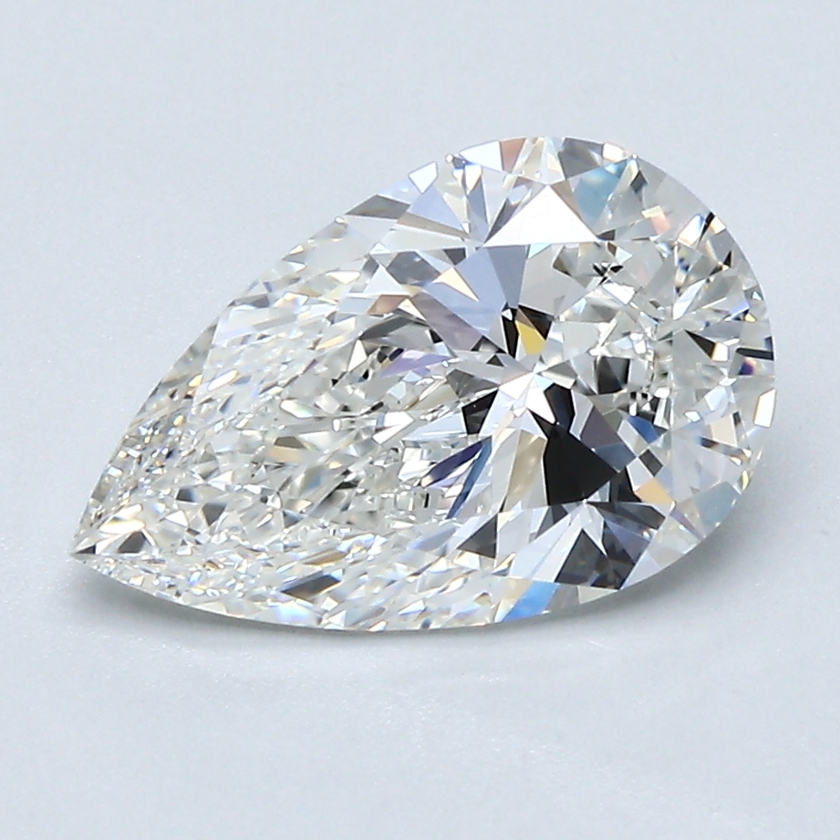 2.09 Carat Pear Cut Natural Diamond