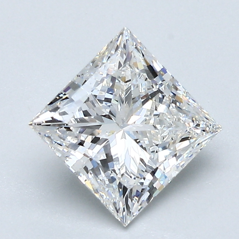 1.61 Carat Princess Cut Natural Diamond