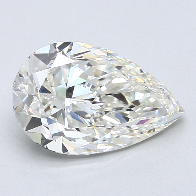 3.01 Carat Pear Cut Natural Diamond