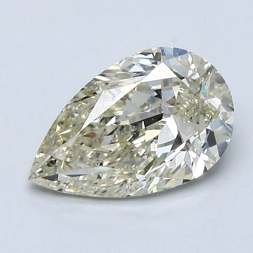 1.7 Carat Pear Cut Natural Diamond
