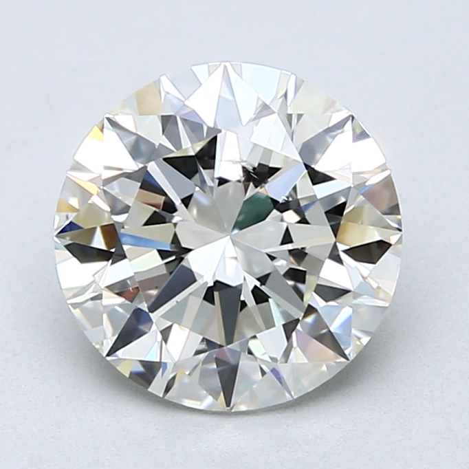 2.5 Carat Round Cut Natural Diamond