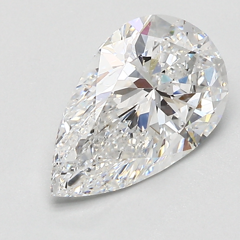 1.71 Carat Pear Cut Natural Diamond