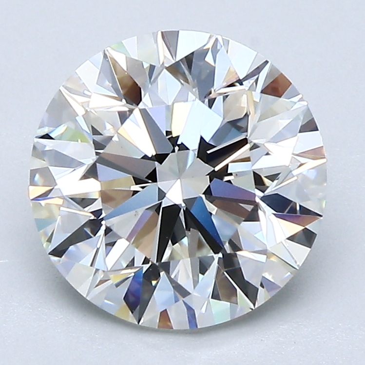 2.5 Carat Round Cut Natural Diamond
