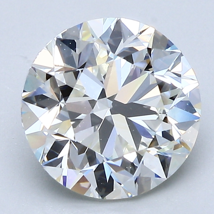 2.5 Carat Round Cut Natural Diamond