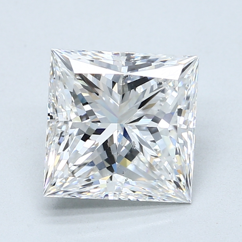 3.52 Carat Princess Cut Natural Diamond