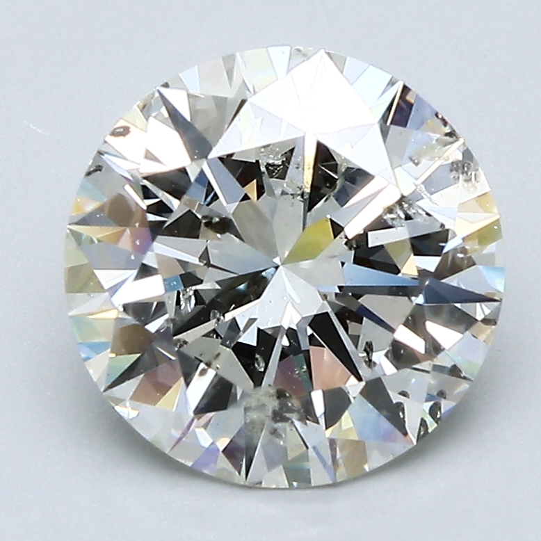 2.5 Carat Round Cut Natural Diamond