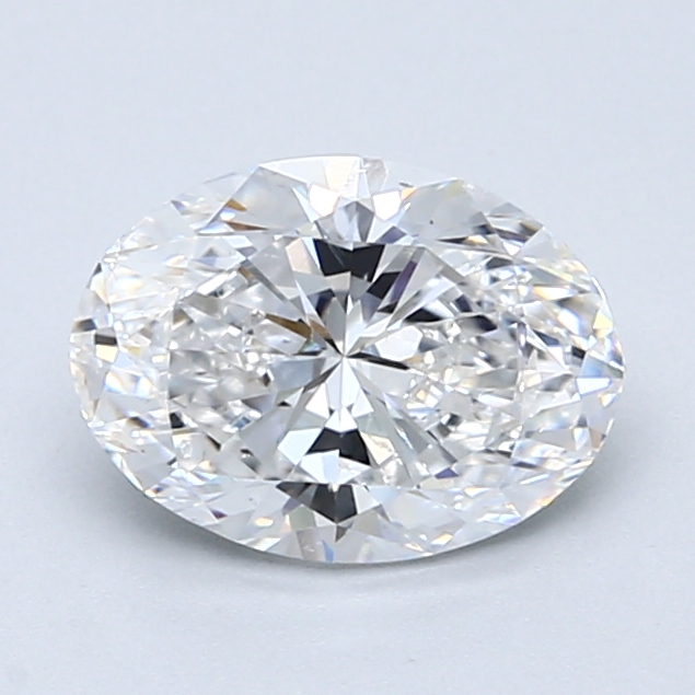 1.5 Carat Oval Cut Natural Diamond