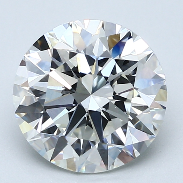 2.92 Carat Round Cut Natural Diamond