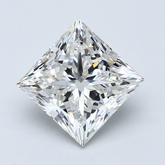 2.03 Carat Princess Cut Natural Diamond