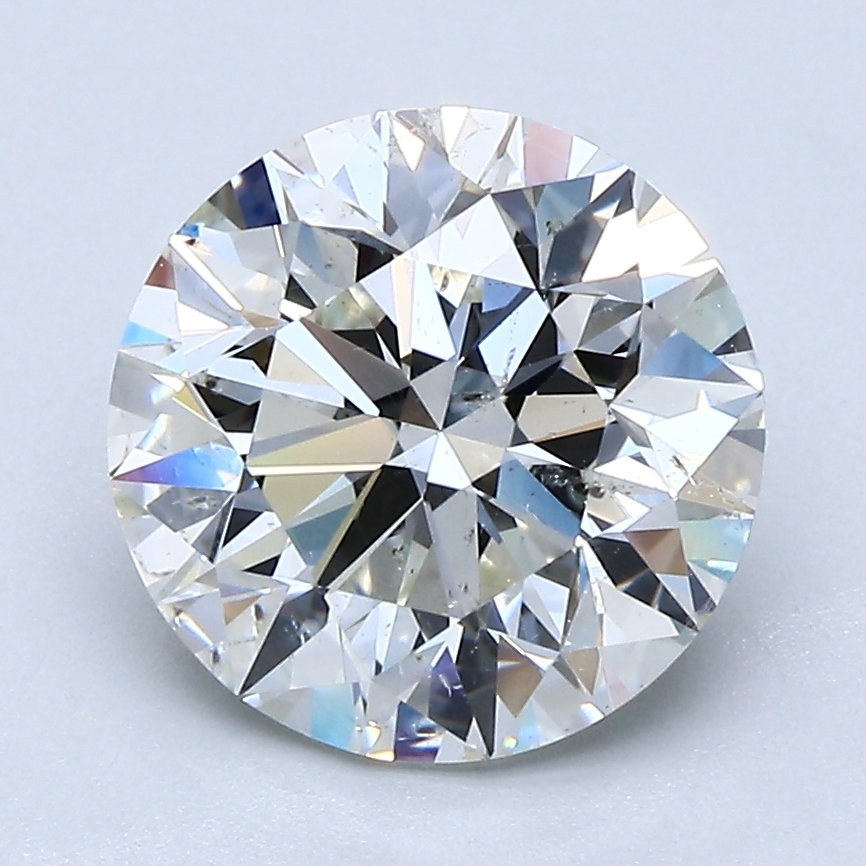 3.01 Carat Round Cut Natural Diamond