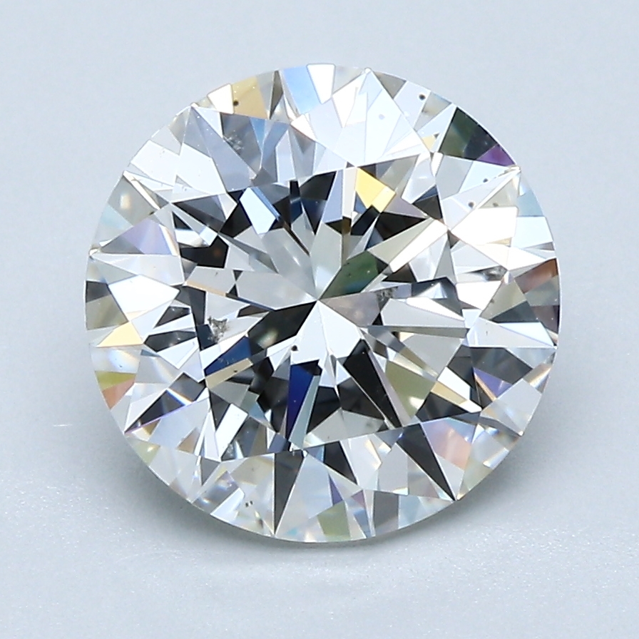 3.01 Carat Round Cut Natural Diamond