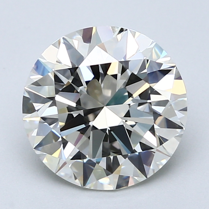 3.02 Carat Round Cut Natural Diamond