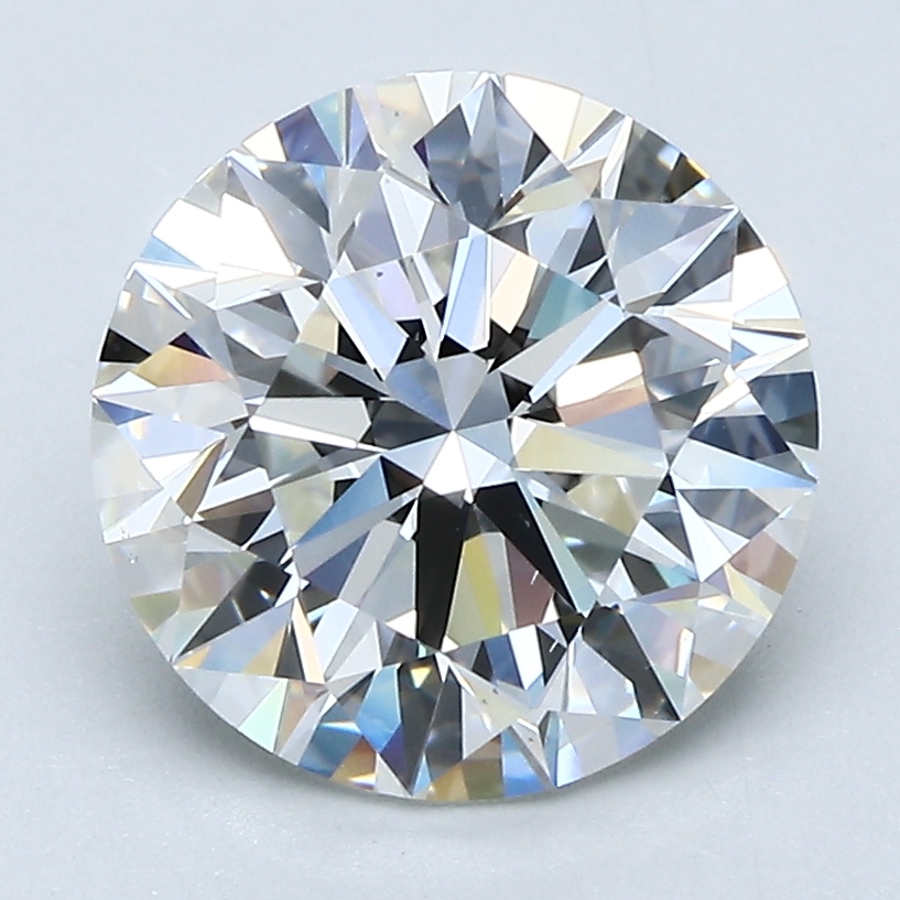 3.03 Carat Round Cut Natural Diamond