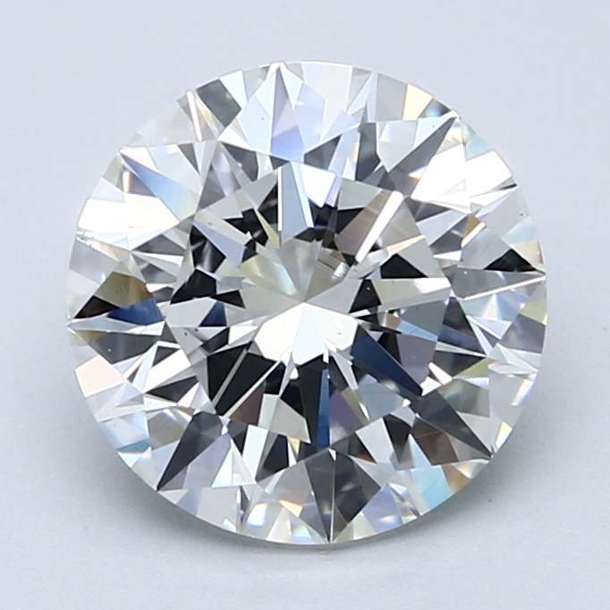 3 Carat Round Cut Natural Diamond