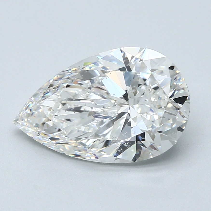 3.4 Carat Pear Cut Natural Diamond