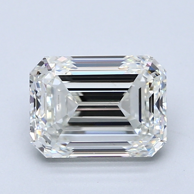 1.71 Carat Emerald Cut Natural Diamond