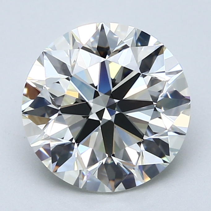 3.23 Carat Round Cut Natural Diamond