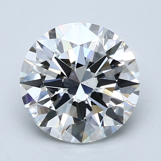 2.5 Carat Round Cut Natural Diamond
