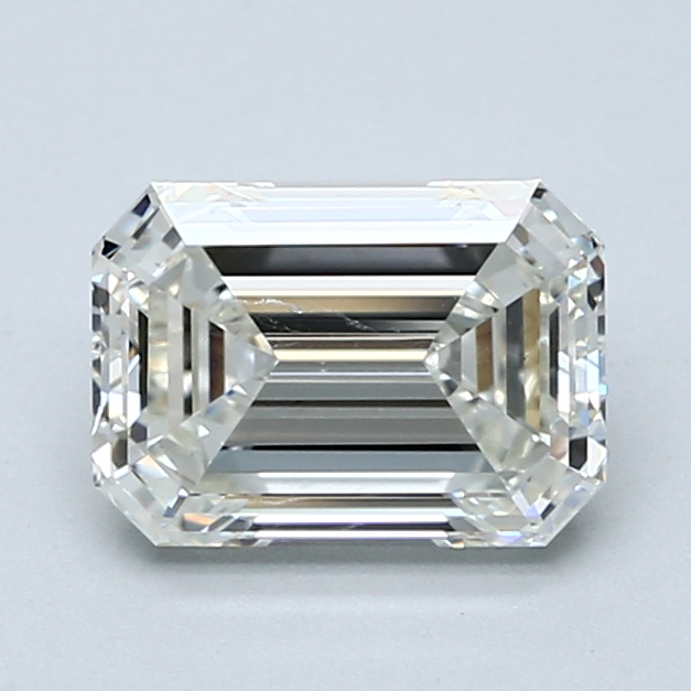 1.72 Carat Emerald Cut Natural Diamond