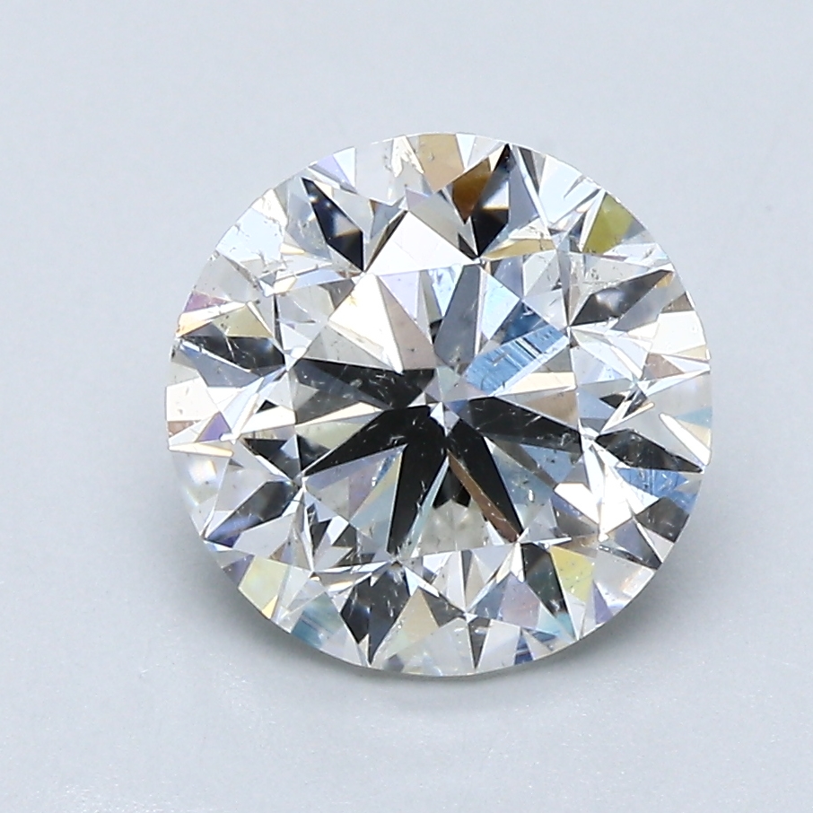 2.5 Carat Round Cut Natural Diamond