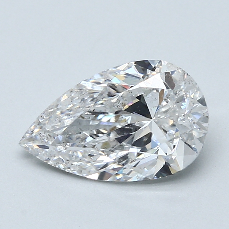 2.01 Carat Pear Cut Natural Diamond
