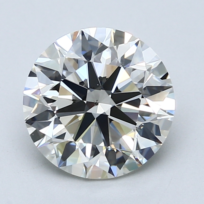 2.57 Carat Round Cut Natural Diamond