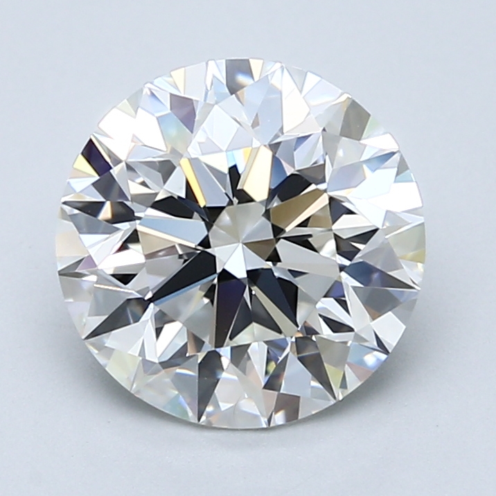 3.01 Carat Round Cut Natural Diamond