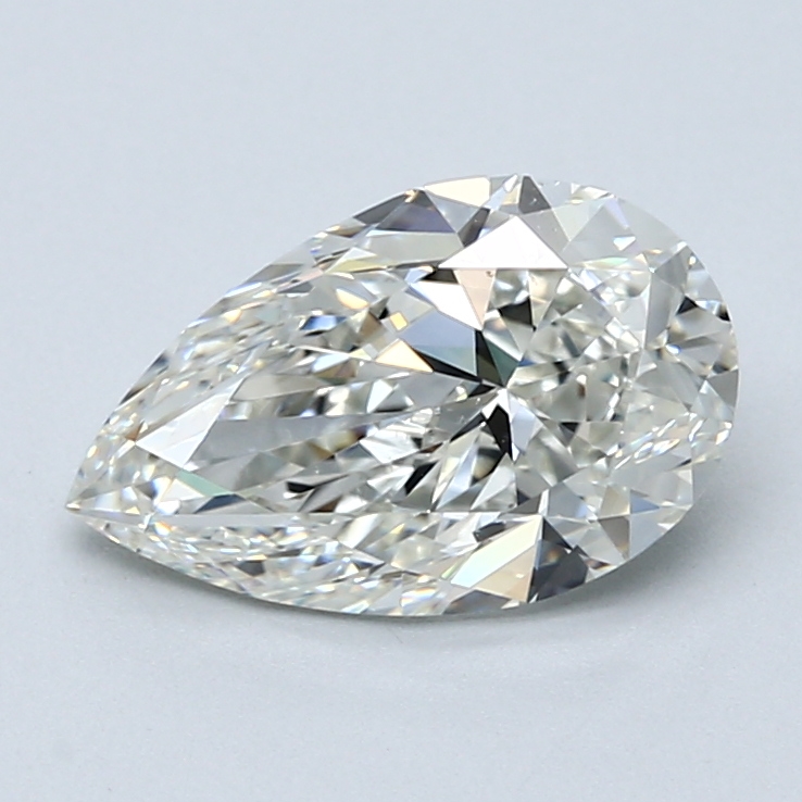 2.01 Carat Pear Cut Natural Diamond
