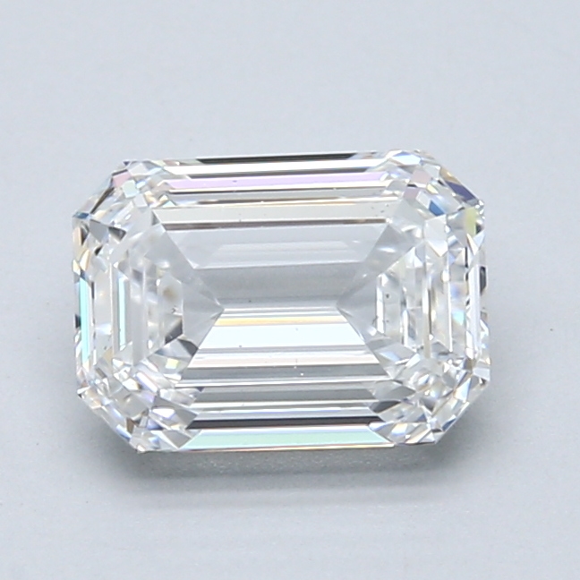 1.71 Carat Emerald Cut Natural Diamond
