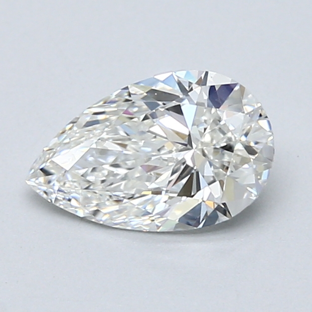 1 Carat Pear Cut Natural Diamond