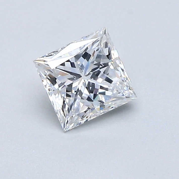 0.56 Carat Princess Cut Natural Diamond