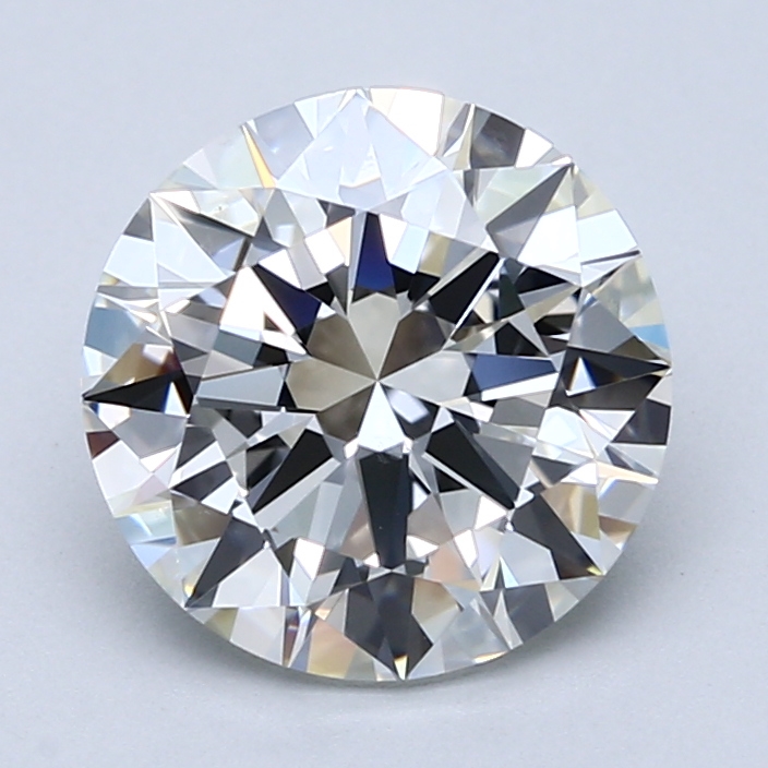 3.01 Carat Round Cut Natural Diamond
