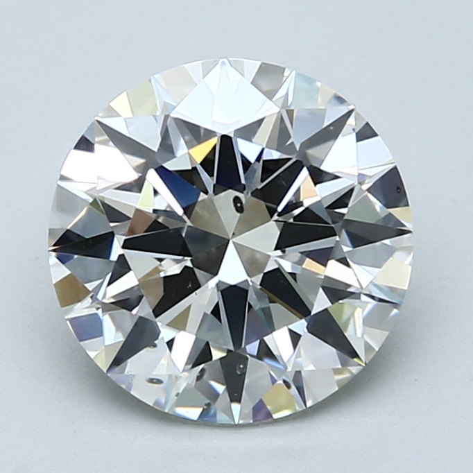 2.66 Carat Round Cut Natural Diamond