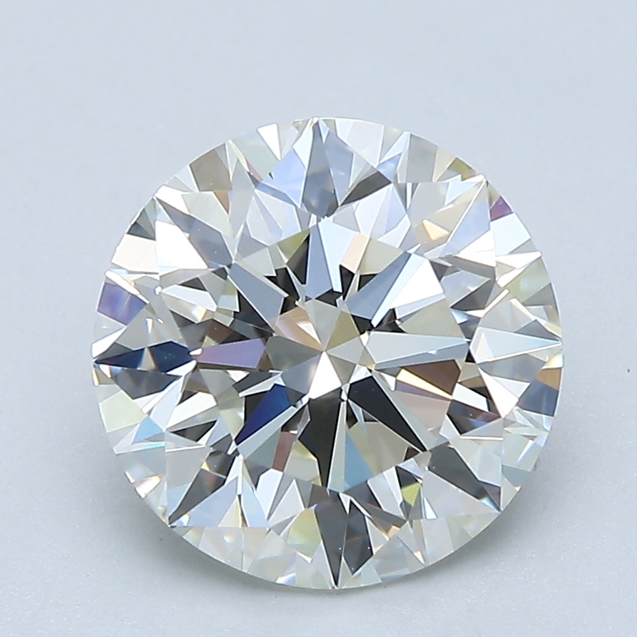 3 Carat Round Cut Natural Diamond