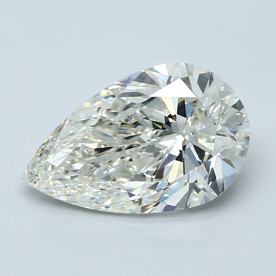3.5 Carat Pear Cut Natural Diamond