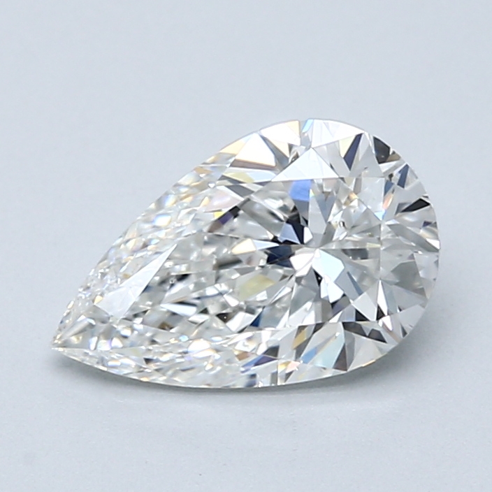 1.5 Carat Pear Cut Natural Diamond